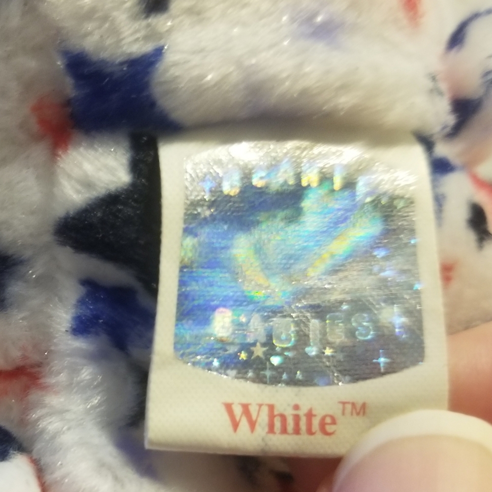 EUC "White" 2003 patriotic Beanie Baby - Picture 12 of 12